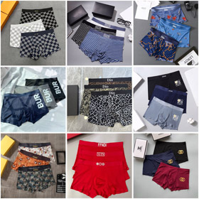 Louis Vuitton LV Prada Valentino and Fendi Seamless Boxer Briefs-6674  